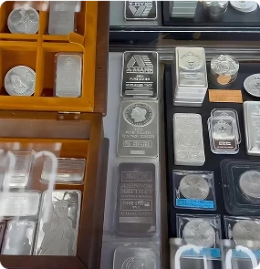 Silver Coins | Silver Bars Tele Gold Jewelers | Diamond Jewelry, Coin, Gold, Silver, Platinum
